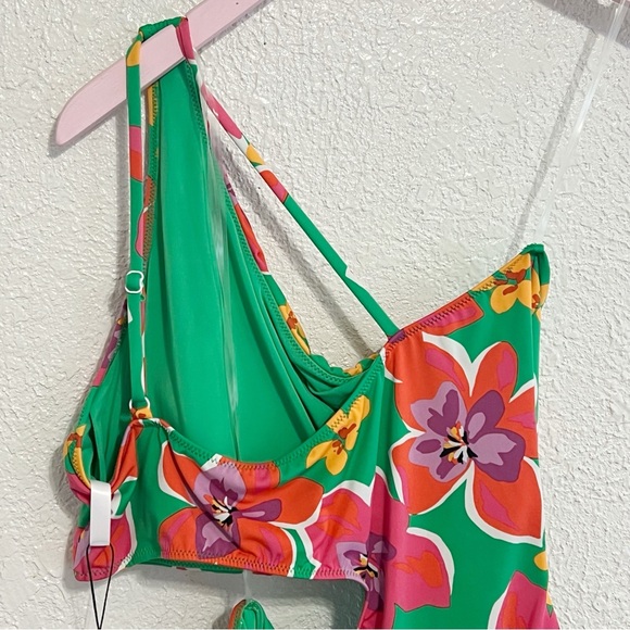 NWT Anthropologie Sanctuary Mio Super Bloom Floral Print One-Piece Swimsuit - Picture 7 of 10